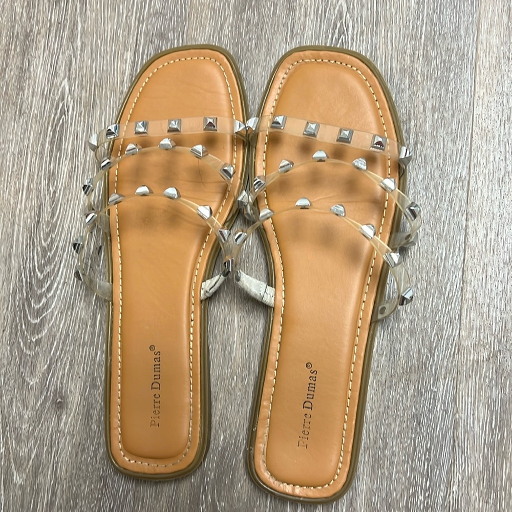Slip On Studded Sandals